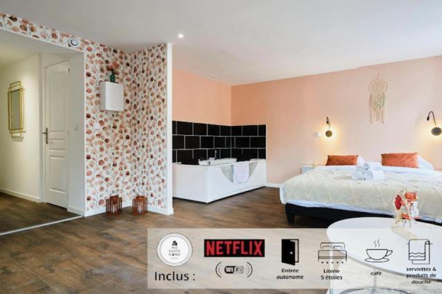 Apartmán Ng Prestige L Lille L Tourcoing - Bouvines Balneo Exteriér fotografie